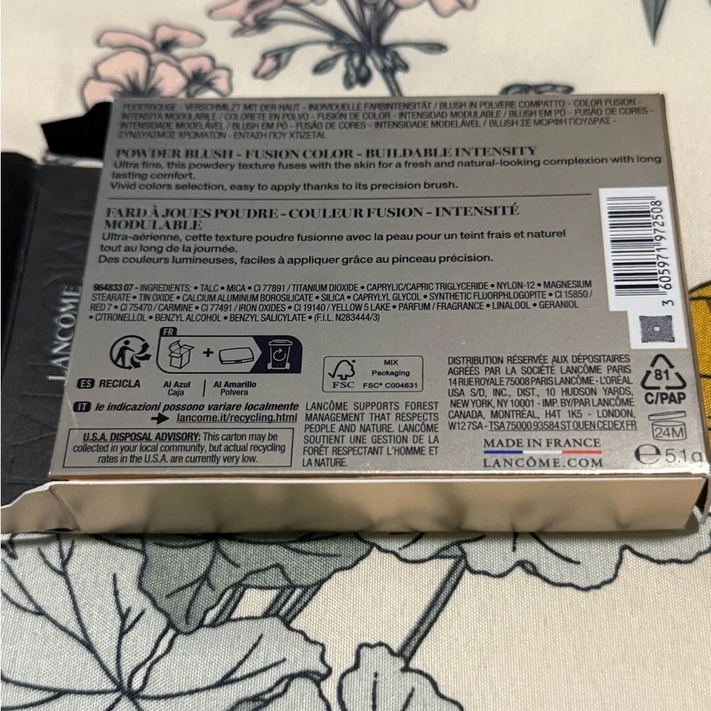 Lancome Blush Subtil Powder Blush | 351 Blushing Tresor | Authentic | New in Box - Picture 7 of 7